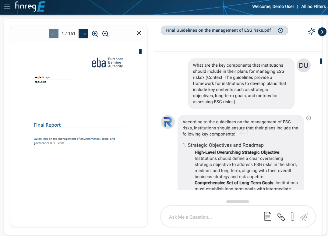 ESG Risk, ESG, Risk Management, AI, RIG, GenAI, EBA