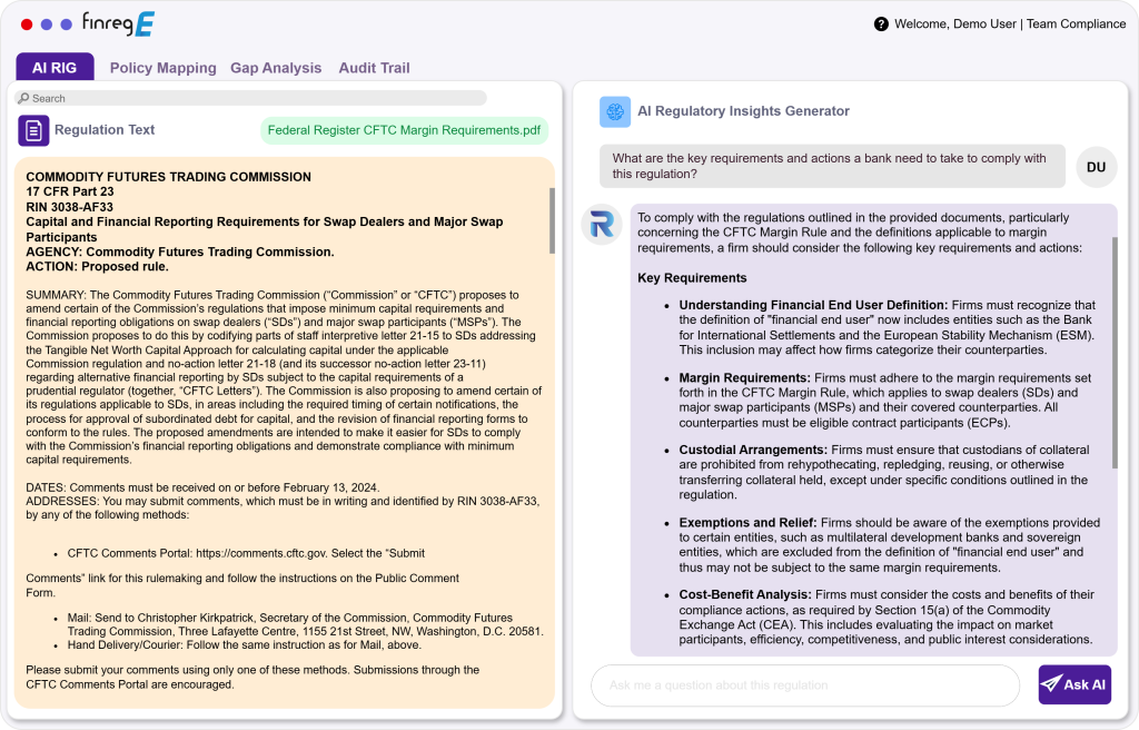 RIG, AI, Compliance AI, legal assistant
